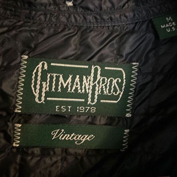Gitman Bros Vintage Men’s Medium Navy Shacket - Picture 5 of 10
